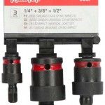Jogo cardans caixa Cr-Mo impacto 1/4" + 3/8" + 1/2" (3ps) MacFer [193.0027]