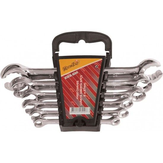 Jg. ch. luneta aberta Cr-V MacFer 203-6M 6~27mm 6pçs refª 189.0020 MACFER Jg. ch. luneta aberta Cr-V MacFer 203-6M 6~27mm 6pçs refª 189.0020 MACFER