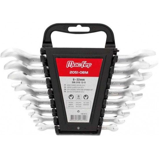 Jg. ch. bocas Cr-V MacFer 2051-12M 6~32mm  12ps ref 188.0016 MACFER