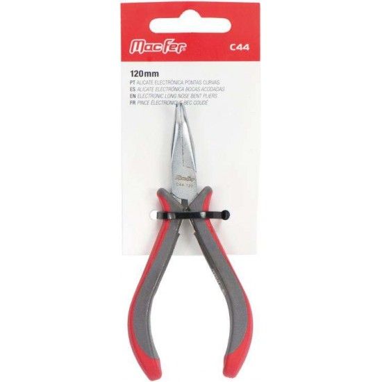 Alicate elec. pontas curvas MacFer C44 120mm ref 186.0023 MACFER
