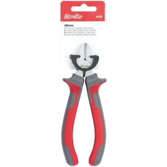 Alicate a/c corte lateral MacFer A03 180mm ref 186.0007 MACFER