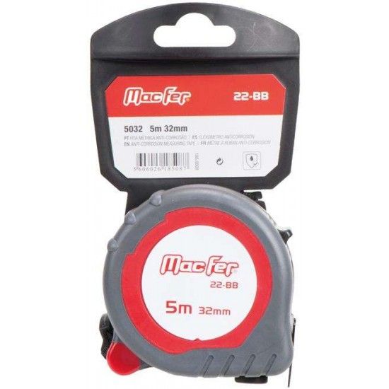 Fita métrica 5m 32mm 22-BB-5032 refª 185.0008 MACFER Fita métrica 5m 32mm 22-BB-5032 refª 185.0008 MACFER