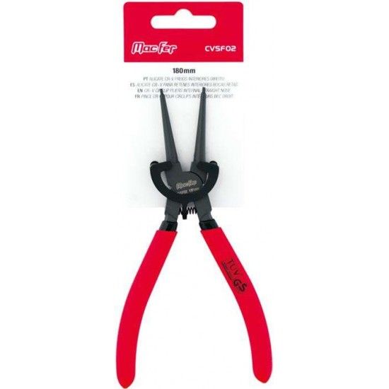 Alicate Cr-V freios int. direito MacFer CVSF02 180mm refª 183.0050 MACFER Alicate Cr-V freios int. direito MacFer CVSF02 180mm refª 183.0050 MACFER