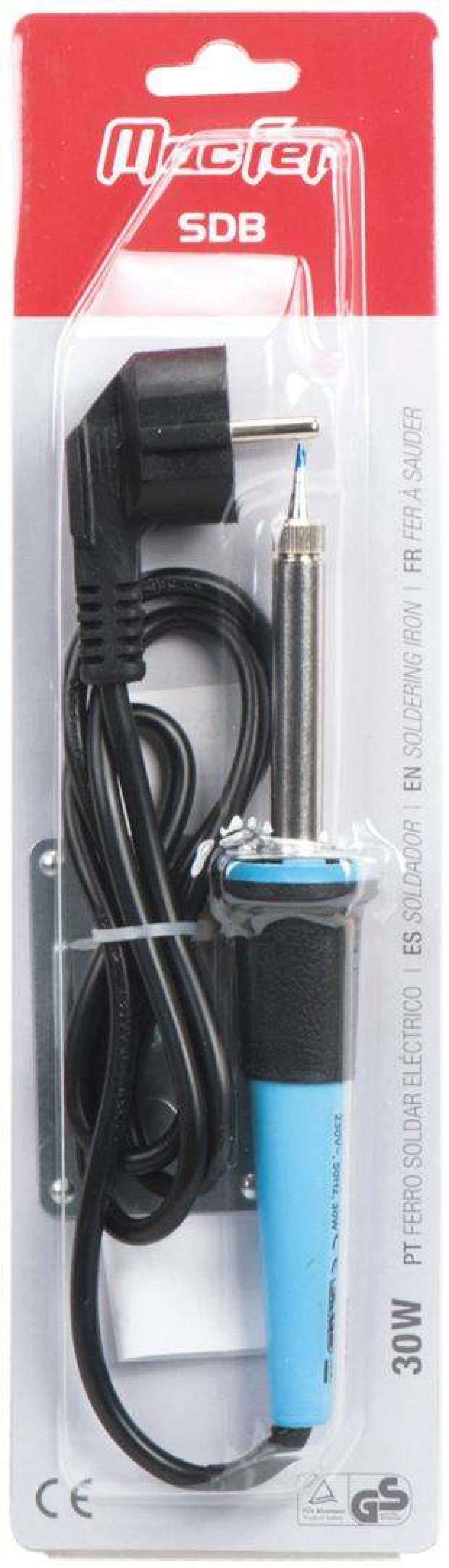 Ferro soldar elec. MacFer SDB-30 30W refª 180.0005 MACFER