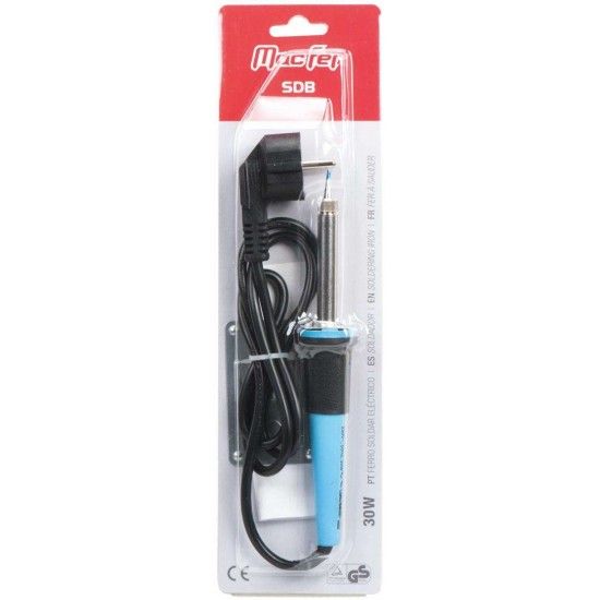 Ferro soldar elec. MacFer SDB-30 30W refª 180.0005 MACFER Ferro soldar elec. MacFer SDB-30 30W refª 180.0005 MACFER
