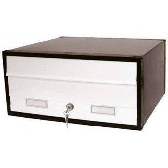 Caixa correio grande simples  PB01B preta ref 179.0003 MACFER