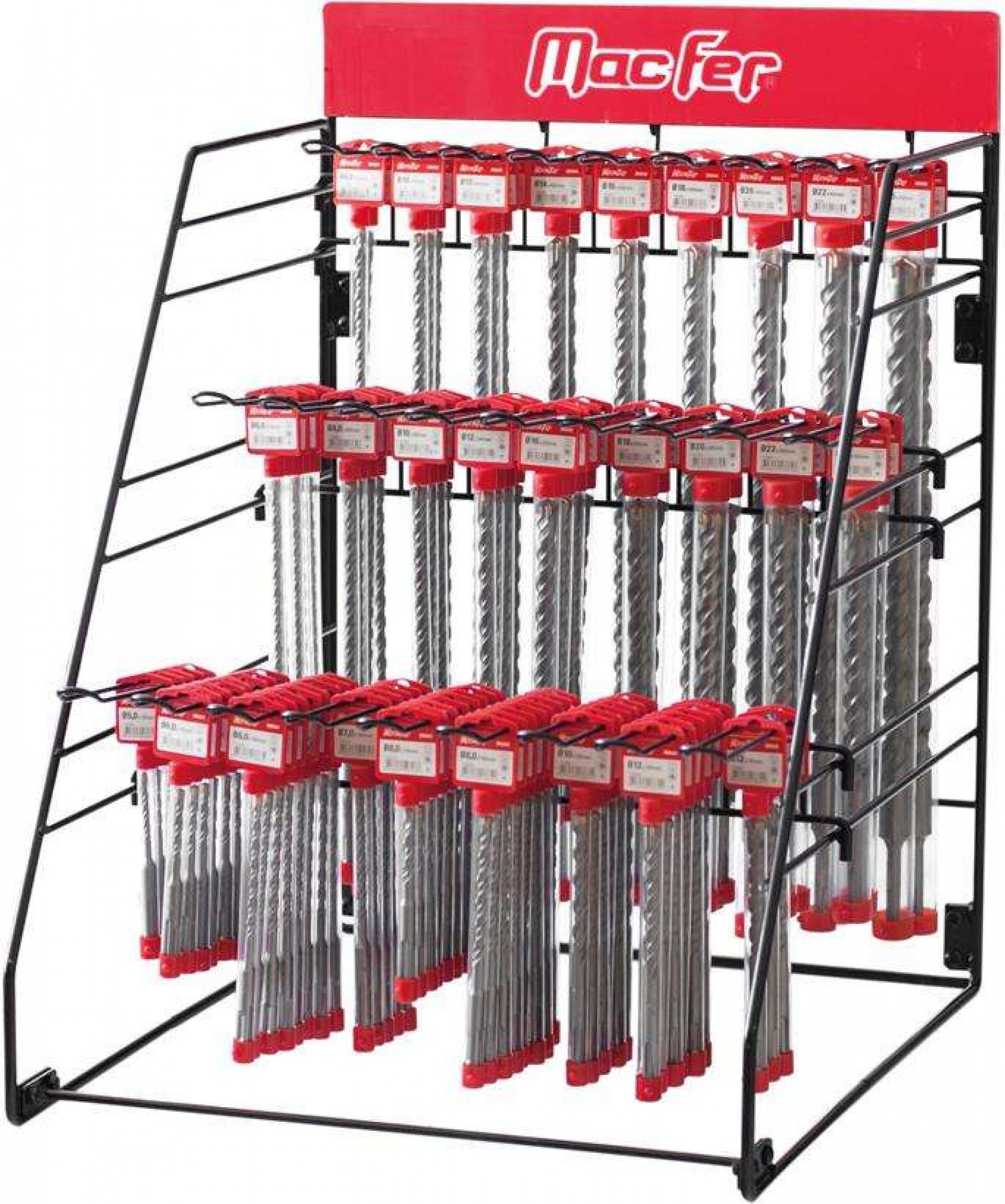 Expositor brocas ponta diamante Plus 4 cortes 3500-EXP 106pçs refª 176.0801 MACFER