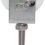 Corretã inox com roda nylon simples mf CR02 40x12mm (M6 51mm) refª 175.0022 MACFER Corretã inox com roda nylon simples mf CR02 40x12mm (M6 51mm) refª 175.0022 MACFER