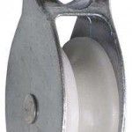Moito niquelado com roda nylon 502 65mm ref 175.0015 MACFER
