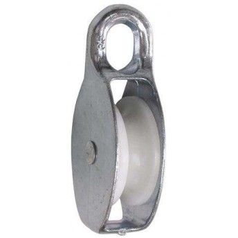 Moit�o niquelado com roda nylon 502 20mm ref� 175.0010 MACFER