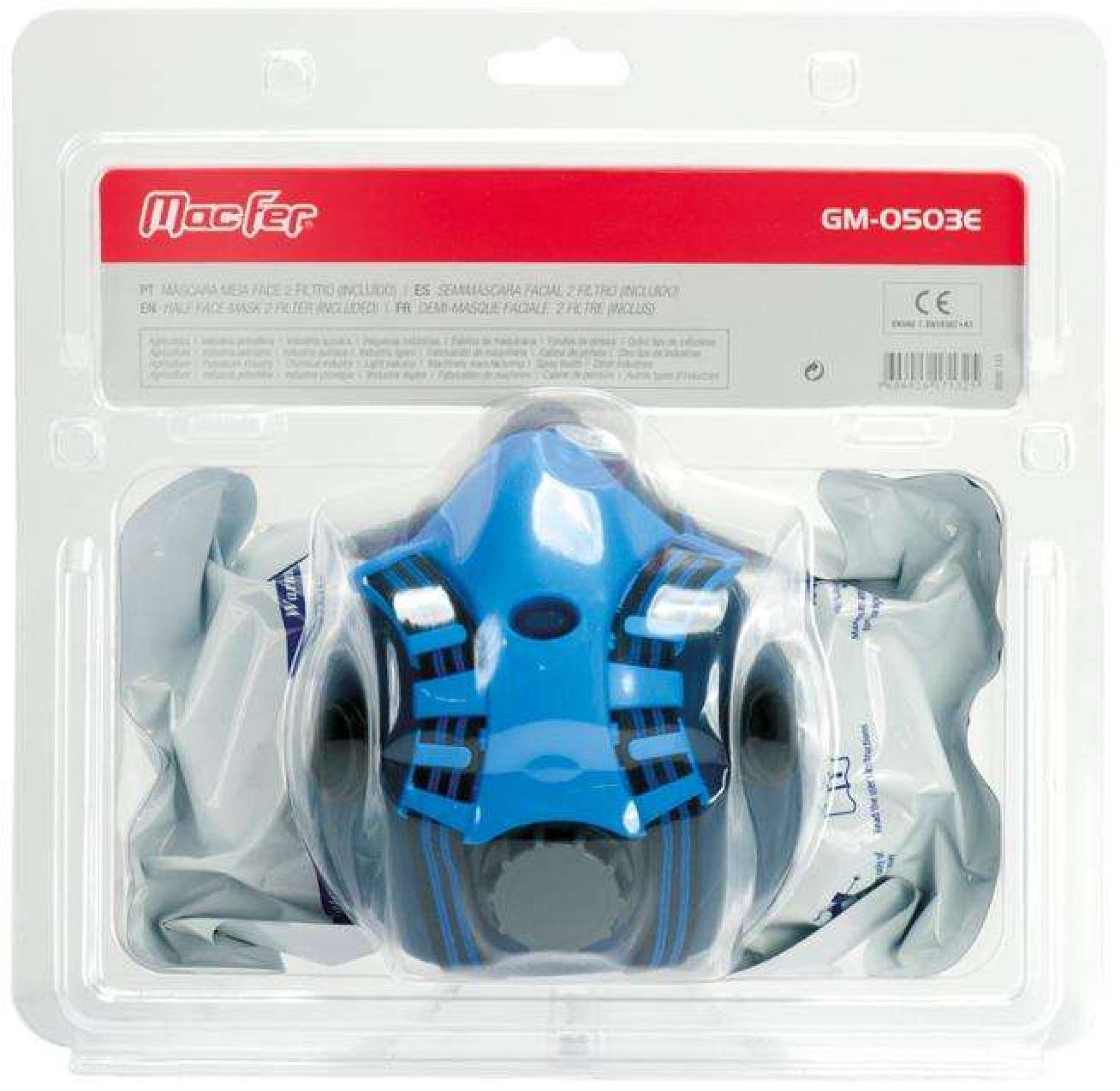 Elástico para máscara meia face GM-0503E refª 171.0132 MACFER