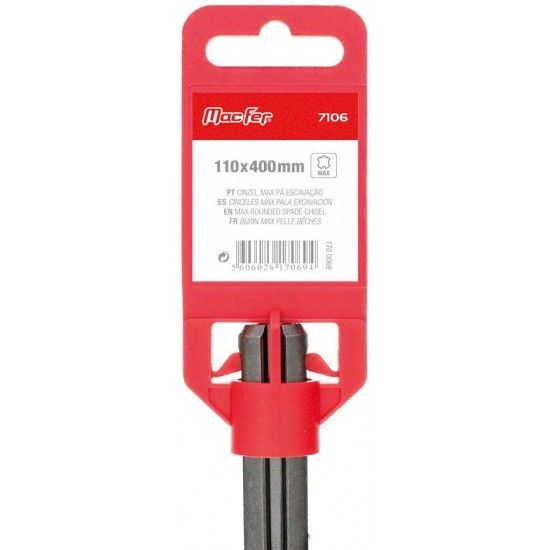 Cinzel MAX pá escavação MacFer 7106 110x400mm refª 170.0069 MACFER Cinzel MAX pá escavação MacFer 7106 110x400mm refª 170.0069 MACFER
