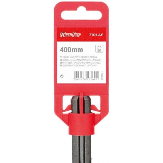 Cinzel MAX ponteiro auto-afivel MacFer 7101-AF 400mm ref 170.0060 MACFER