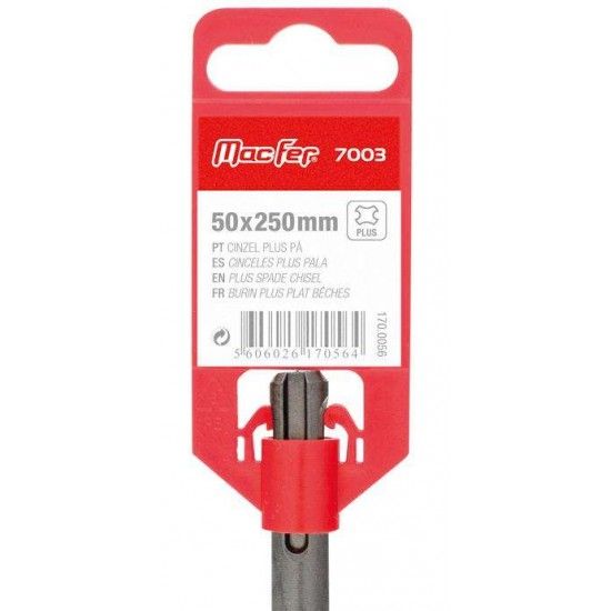 Cinzel Plus pá MacFer 7003 40x250mm refª 170.0055 MACFER Cinzel Plus pá MacFer 7003 40x250mm refª 170.0055 MACFER
