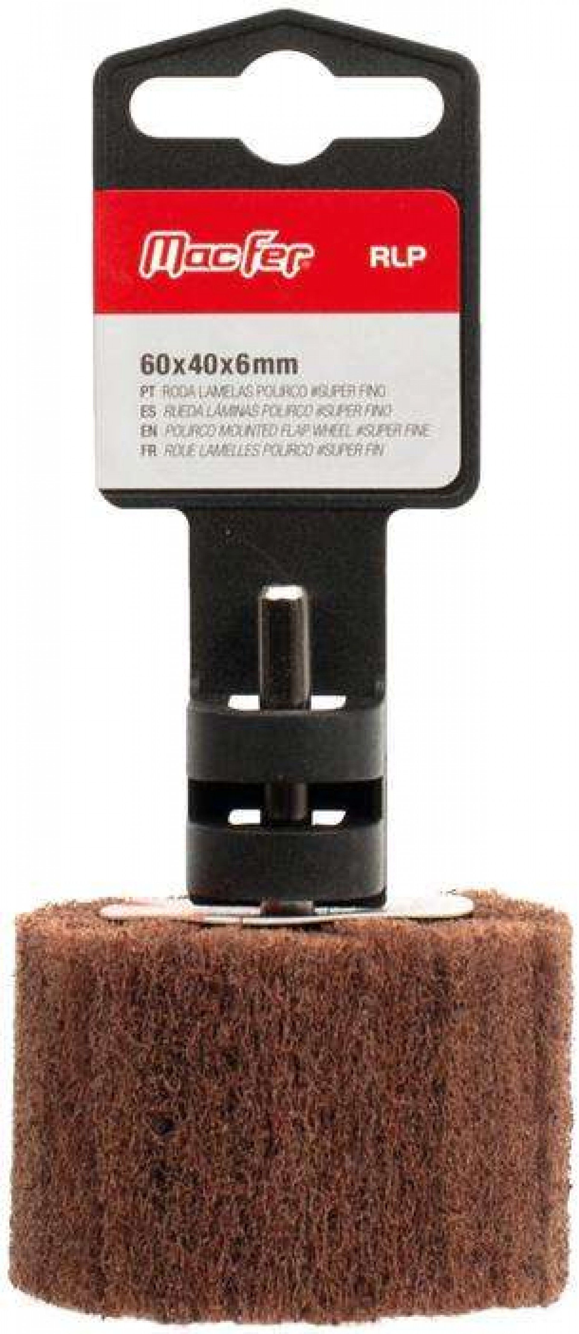 Roda lamelas polirco RLP 60x40x6 GR super fino refª 166.0062 MACFER