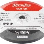 Disco abrasivo corte ferro MacFer CAM-CM 230x3,0x22,23mm ref 166.0013 MACFER