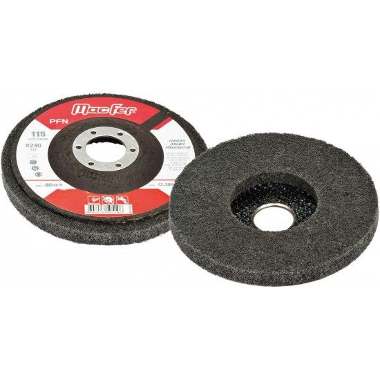 Disco fibras nylon MacFer PFN 125x22,2mm #320 fino ref 165.0148 MACFER