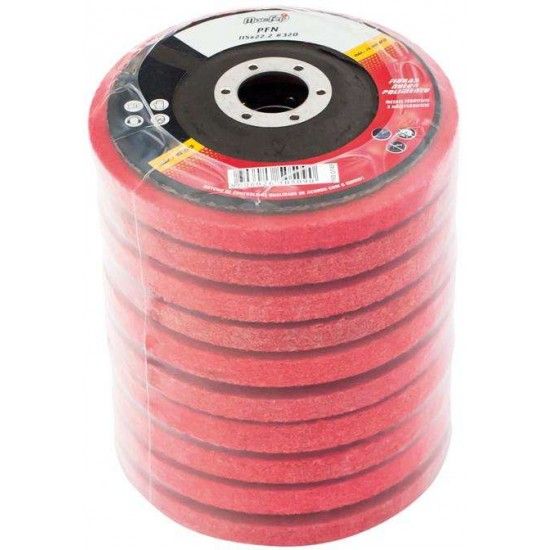 Disco fibras nylon MacFer PFN 125x22,2mm #320 fino ref 165.0148 MACFER
