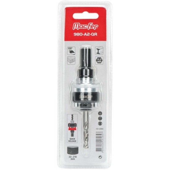 Suporte p/ cranianas sext. ajuste rpido 980-A2-QR 32~210mm ref 161.0064 MACFER