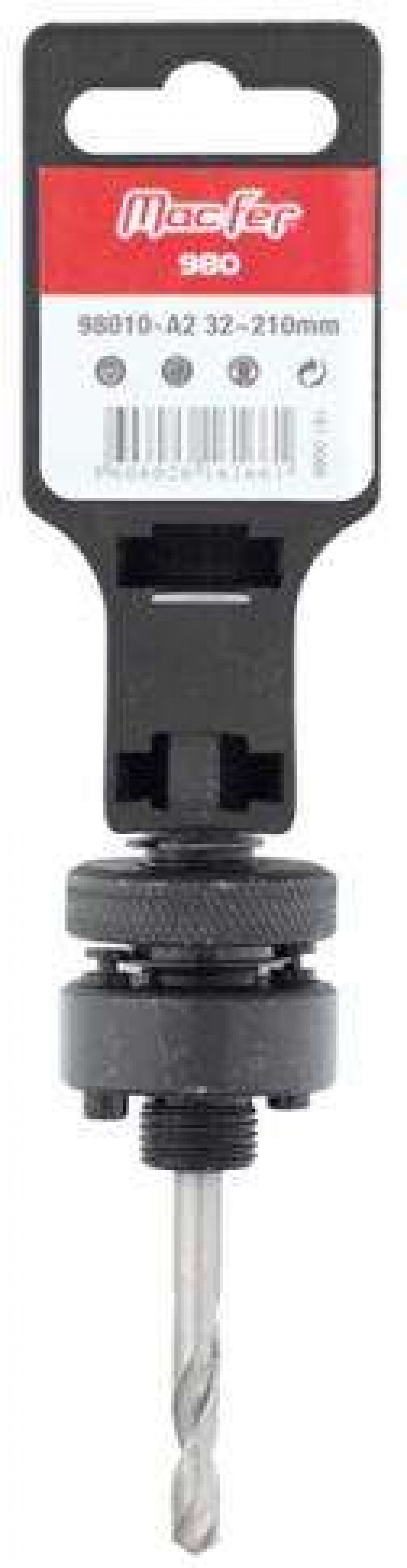 Suporte p/ cranianas bimetal sext. MacFer 98010-A2 32~210mm refª 161.0066 MACFER