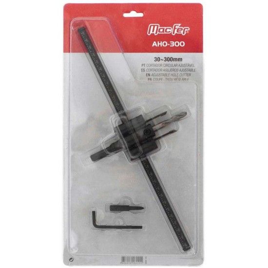 Cortador circular ajust�vel MacFer AHO-300 30~300mm ref� 161.0055 MACFER