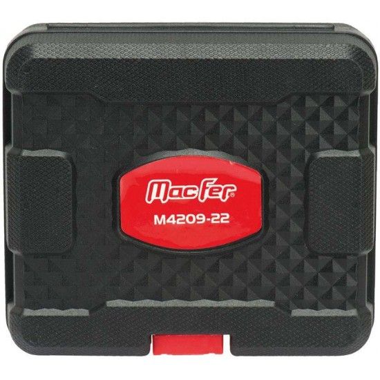 Jogo cranianas bimetal HSS-M42 M4209-22 9ps ref 160.0073 MACFER