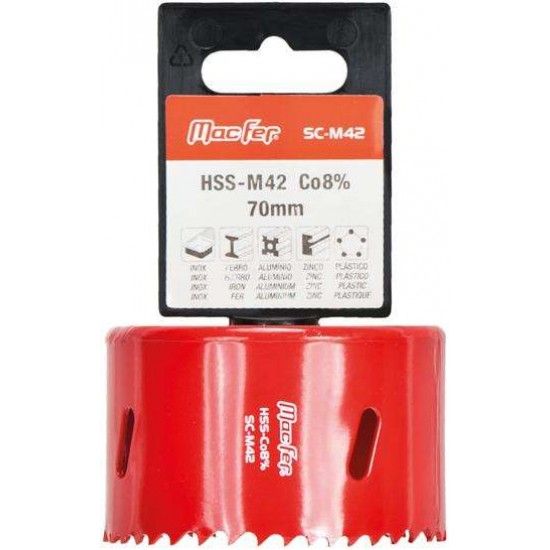 Serra craniana bimetal HSS-Cobalto 8% MacFer SC-M42 33mm refª 160.0015 MACFER Serra craniana bimetal HSS-Cobalto 8% MacFer SC-M42 33mm refª 160.0015 MACFER