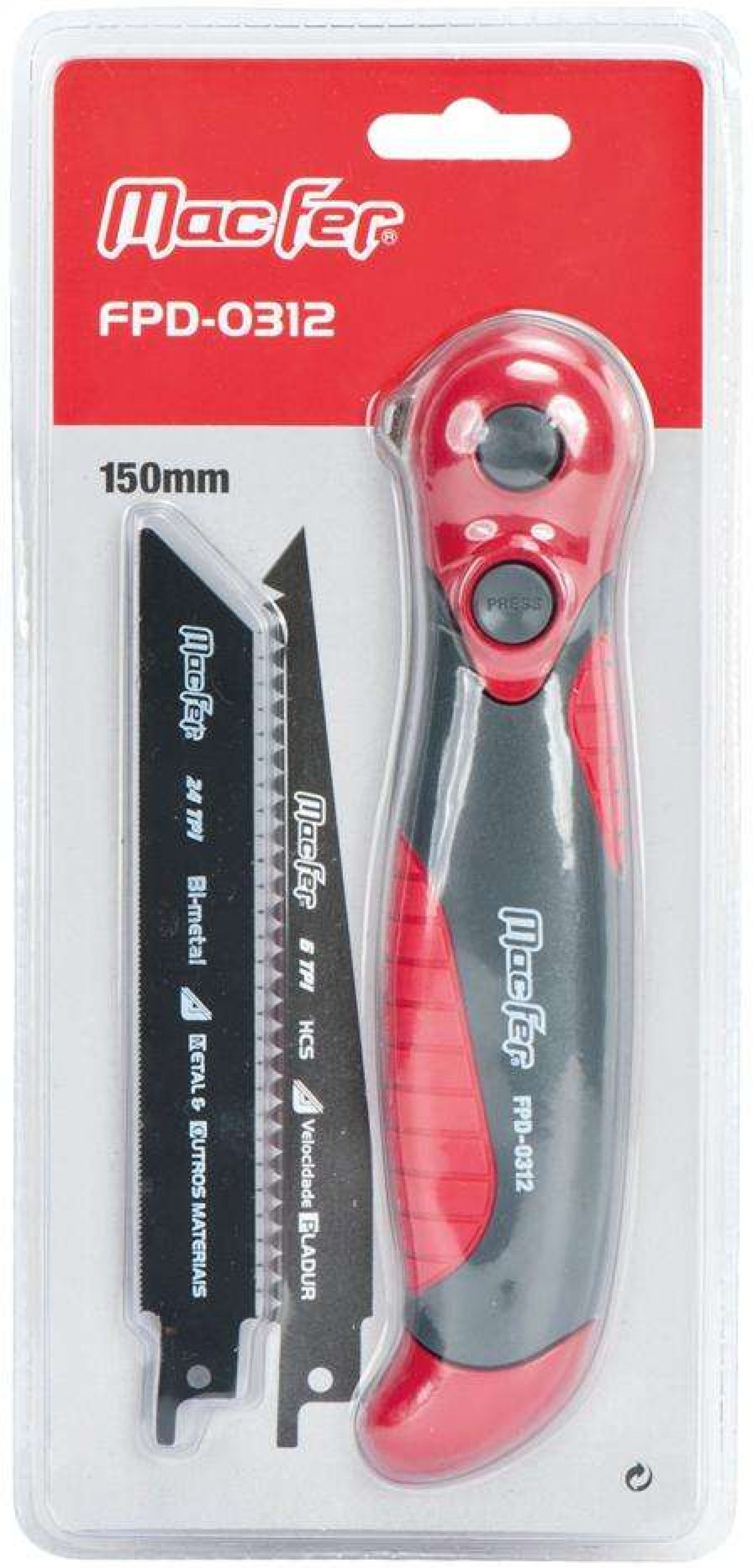 Faca para pladur dobrável FPD-0312 150mm refª 155.0035 Macfer