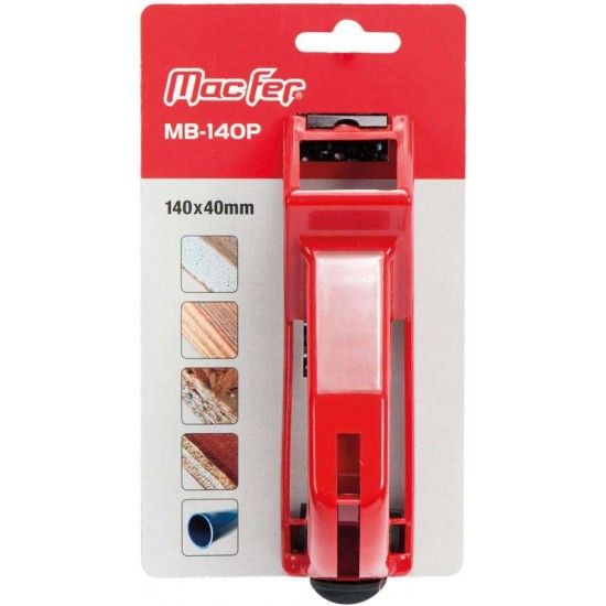 Plaina p/pladur plstico MacFer 140x40mm MB-140P  [155.0012]