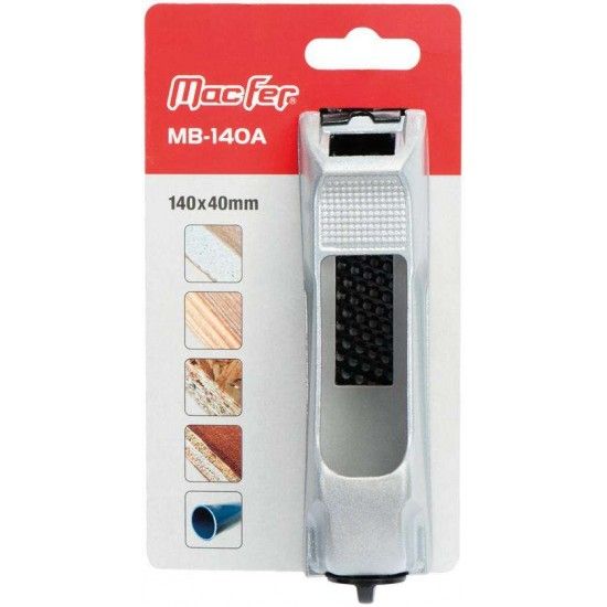 Plaina p/pladur aluminio MacFer 140x40mm MB-140A  [155.0013]