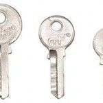 Chave para cadeado lato 2000K-25-B 25mm (perfil B) ref 150.0106 MACFER