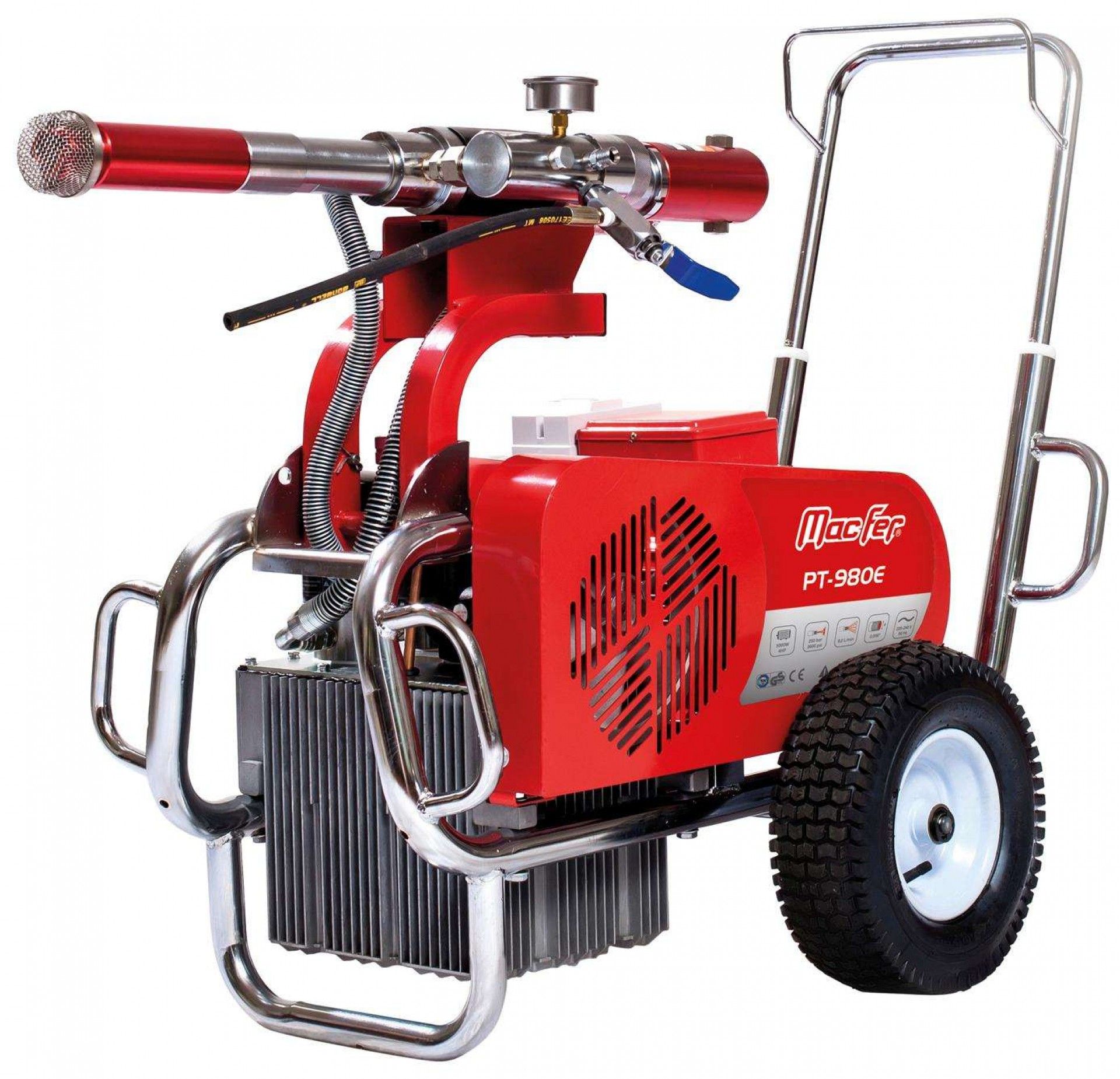 Máq. pint. airless piston MacFer PT-980E refª 148.0009 MACFER