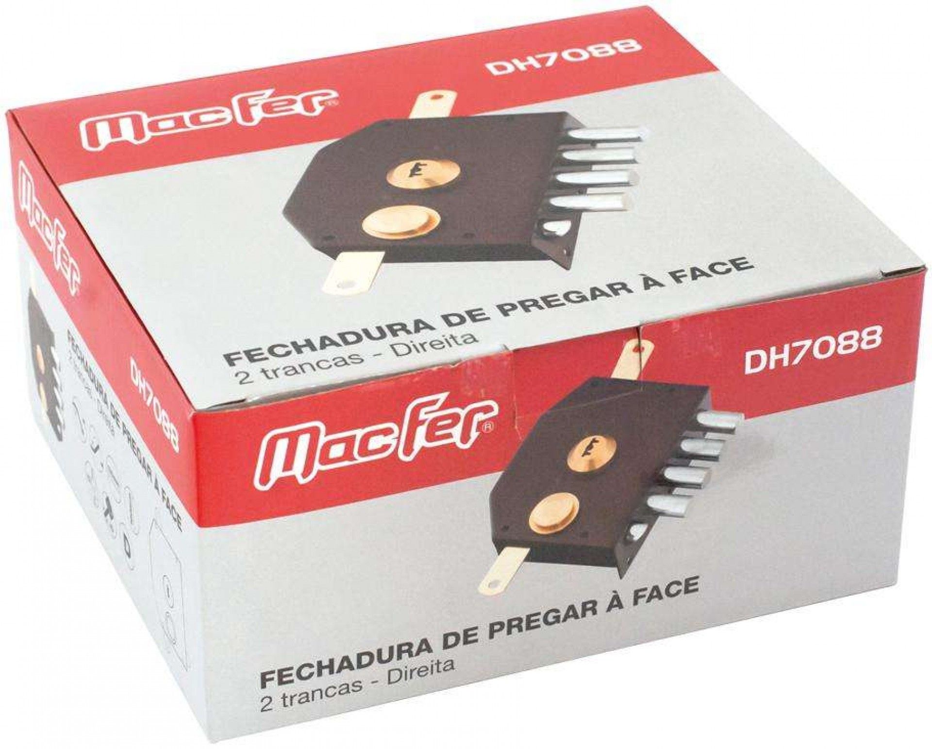 Fechadura pregar á face 2 trancas MacFer DH7088 Dta refª 140.0010 MACFER