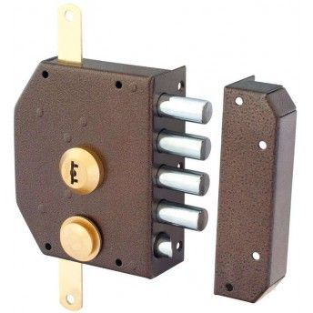 Fechadura pregar  face 2 trancas MacFer DH7088 Dta ref 140.0010 MACFER