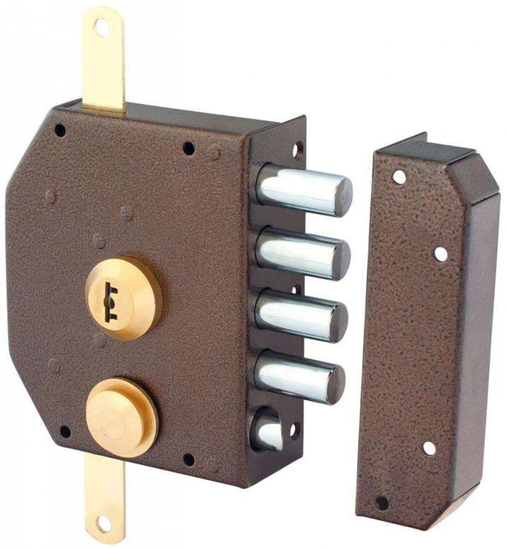 Fechadura pregar á face 2 trancas MacFer DH7088 Esq refª 140.0011 MACFER