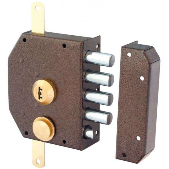 Fechadura pregar  face 2 trancas MacFer DH7088 Esq ref 140.0011 MACFER
