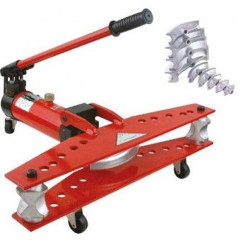 Mquina virar tubo galvanizado hidrulica com rodas SWG-3 1/2"~3" ref 136.0046 MACFER