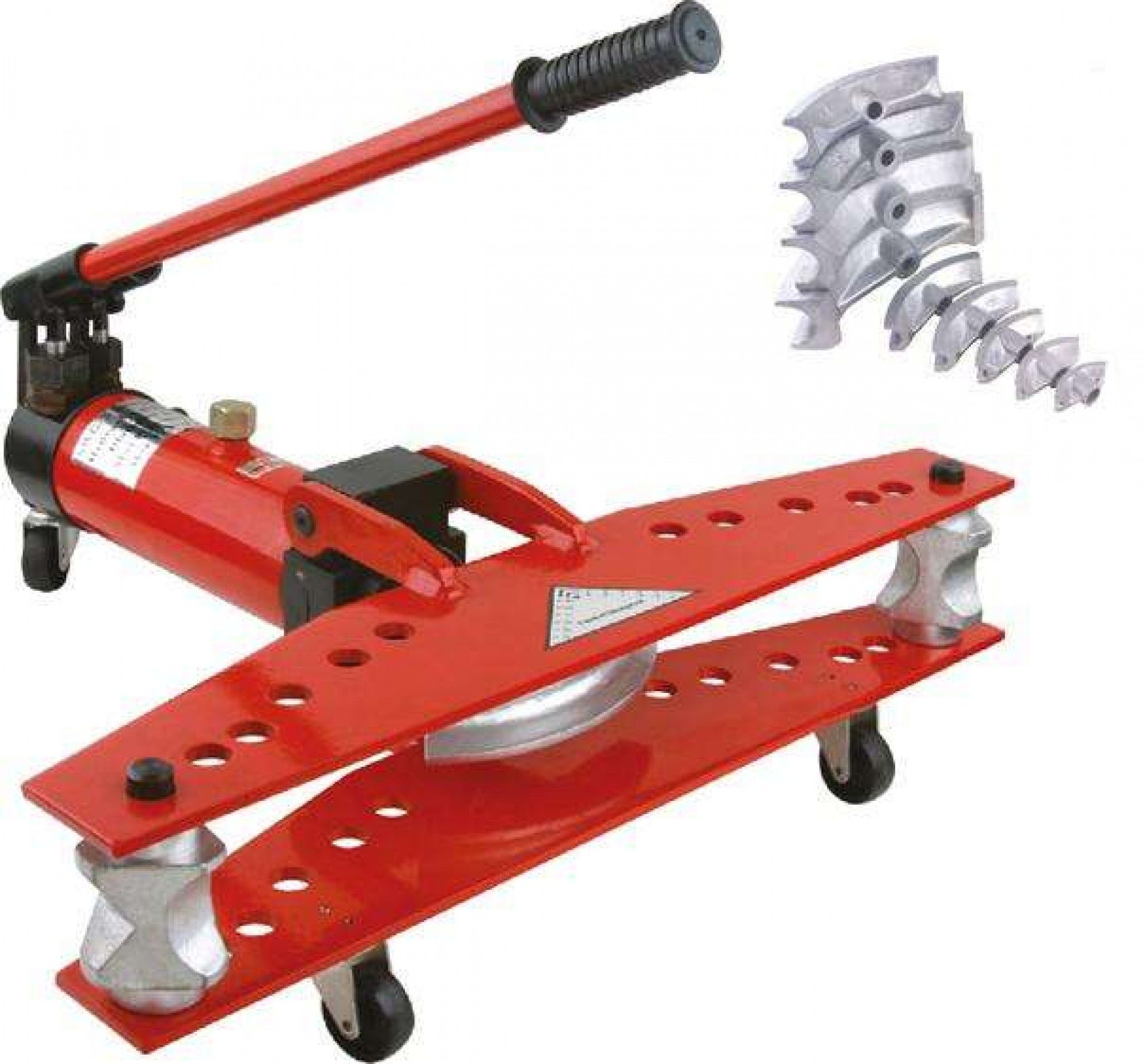 Máq. hid. virar tubo galv. c/ rodas MacFer SWG-2 1/2"~2" refª 136.0045 MACFER