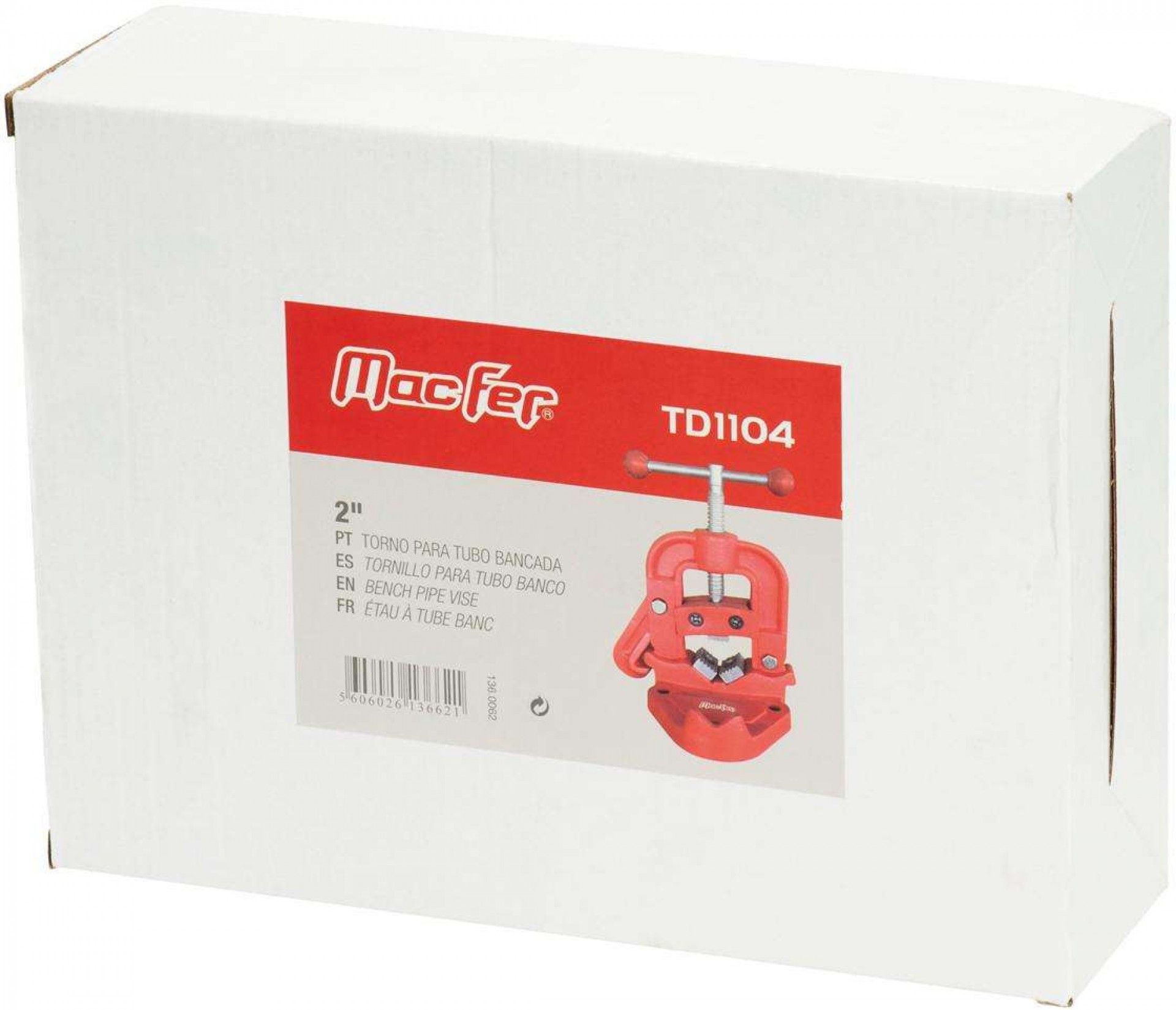 Torno p/ tubo bancada MacFer TD1104 2" refª 136.0062 MACFER
