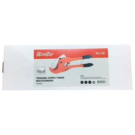 Tesoura tubos bicamada MacFer PC-75 75mm ref 136.0016 MACFER