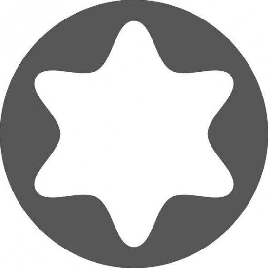 Bit sextavado 10mm T30x75mm refª 134.0214 Bit sextavado 10mm T30x75mm refª 134.0214