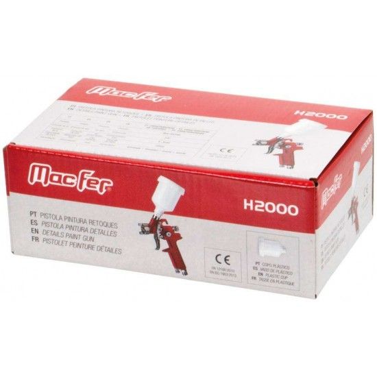 Pistola pint. retoques MacFer H2000 0,5mm refª 130.0035 MACFER Pistola pint. retoques MacFer H2000 0,5mm refª 130.0035 MACFER