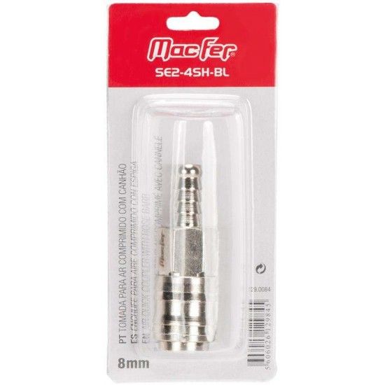 Tom. ar comp. c/ canho MacFer SE2-4SH-BL 8mm ref 129.0084 MACFER