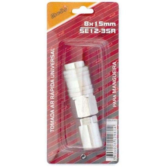 Tom. ar comp. c/ bicone MacFer SE12-4SR-BL 10x17mm refª 129.0082 MACFER Tom. ar comp. c/ bicone MacFer SE12-4SR-BL 10x17mm refª 129.0082 MACFER