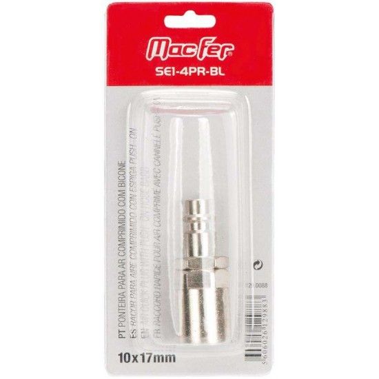 Pont. ar comp. c/ bicone MacFer SE1-3PR-BL   8x15mm refª 129.0087 MACFER Pont. ar comp. c/ bicone MacFer SE1-3PR-BL   8x15mm refª 129.0087 MACFER