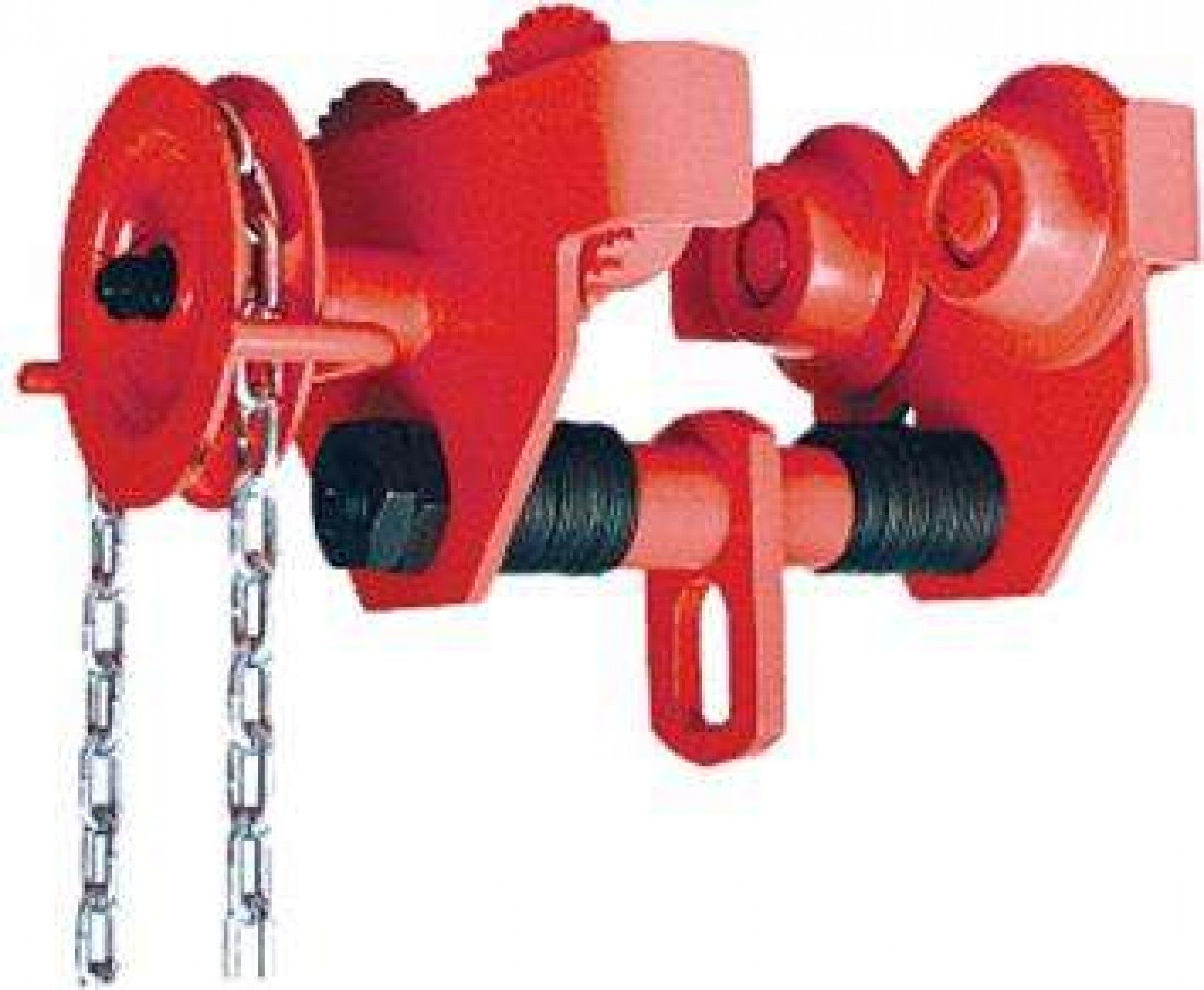 Carro p/ viga "I" c/ corrente MacFer GCL 64~305mm 1,0tx3m refª 128.0036 MACFER