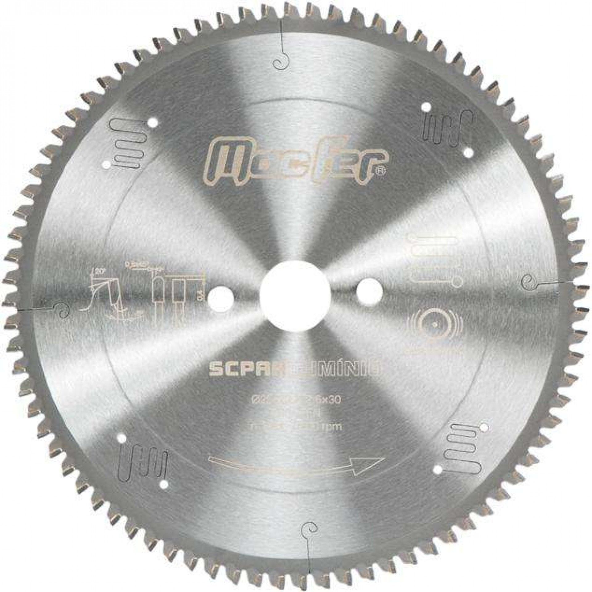 Disco serra circular p/ alumínio MacFer SCPA 400x30mm Z120 refª 125.0009 MACFER