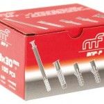 Bucha nylon p/ pladur mf BNP-P 9x30mm  ref 121.0052 MACFER