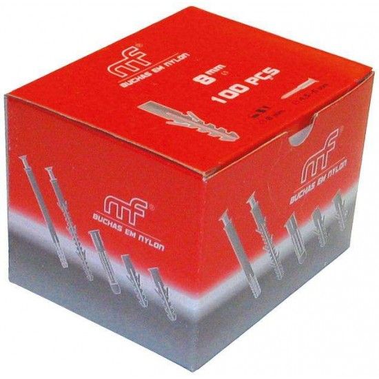 Bucha nylon TP redonda mf TP-2 6x 60mm refª 121.0047 MACFER Bucha nylon TP redonda mf TP-2 6x 60mm refª 121.0047 MACFER