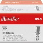 Bucha nylon c/ gola mf BN-G   6mm  ref 121.0011 MACFER